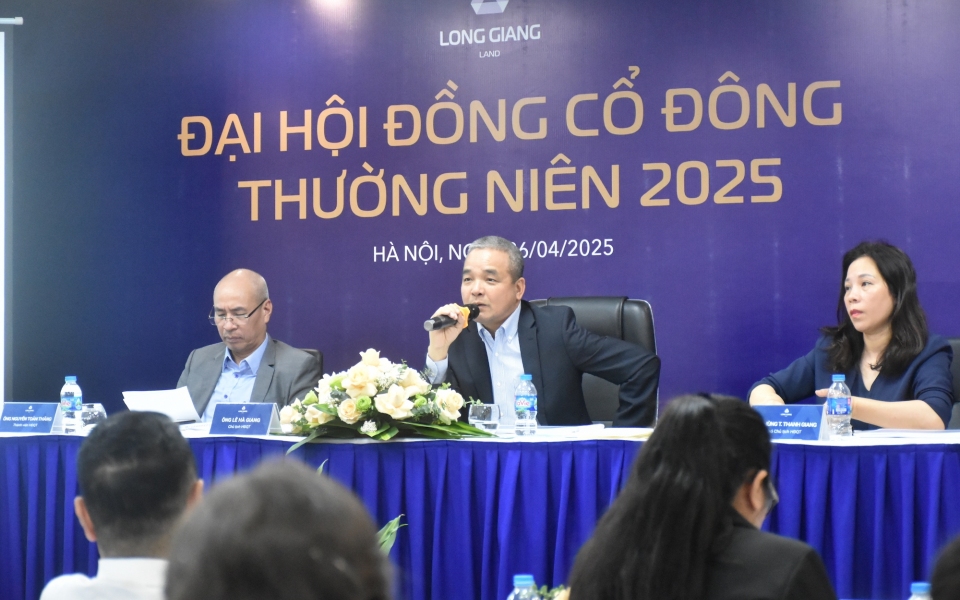 Long Giang Land tổ chức Đại hội cổ đông thường niên 2025
